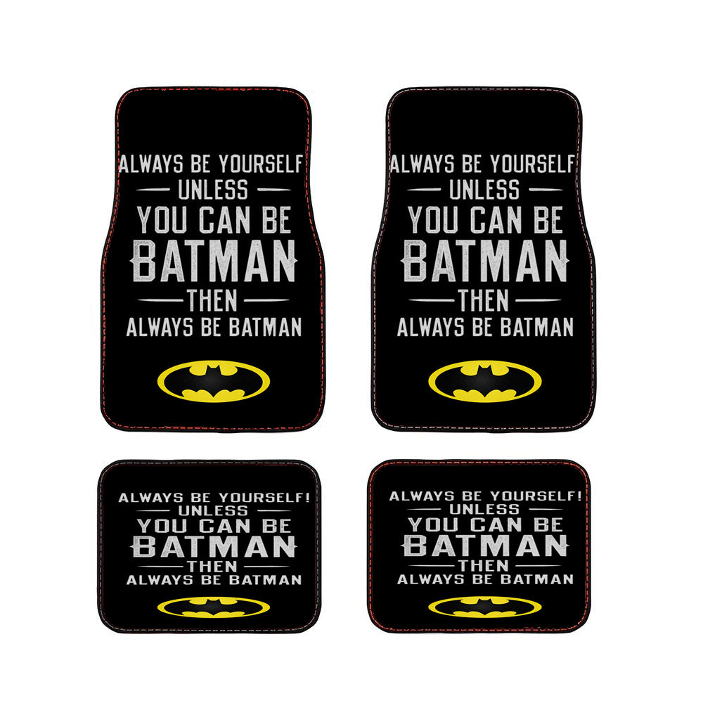 Batman Quote Car Floor Mats Accessories