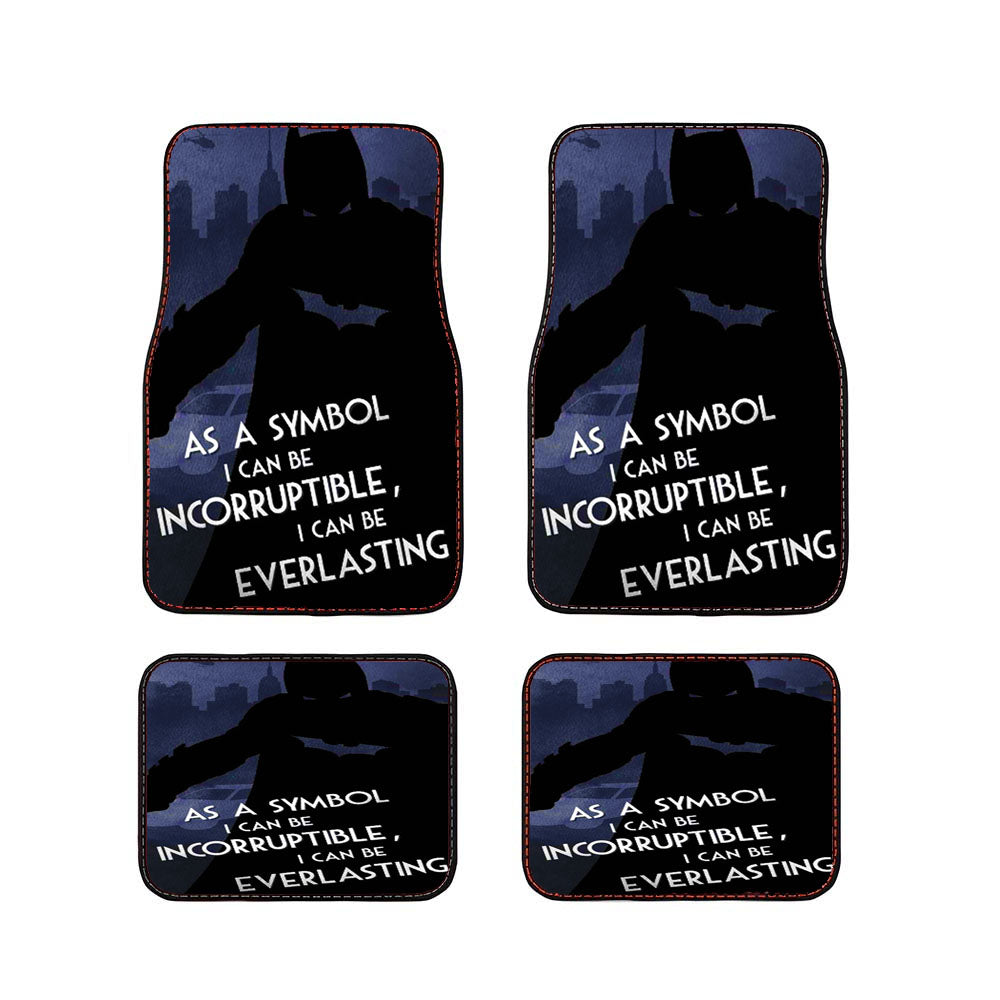 Batman Quote Vector Car Floor Mats Accessories