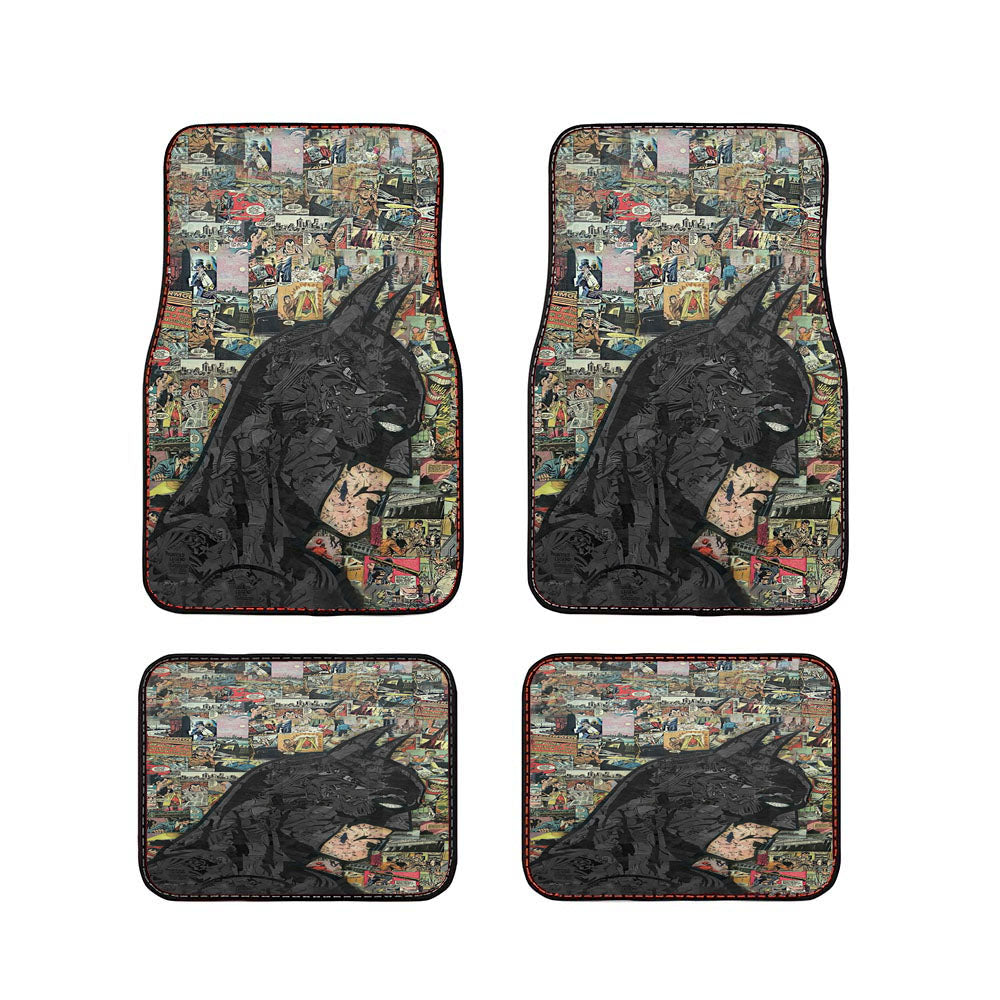 Batman Story Comic Collage Car Floor Mats Accessories