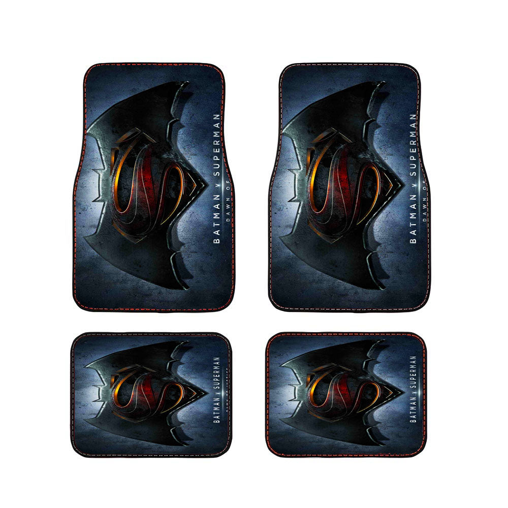 Batman V Superman Dawn Of Justice Car Floor Mats Accessories