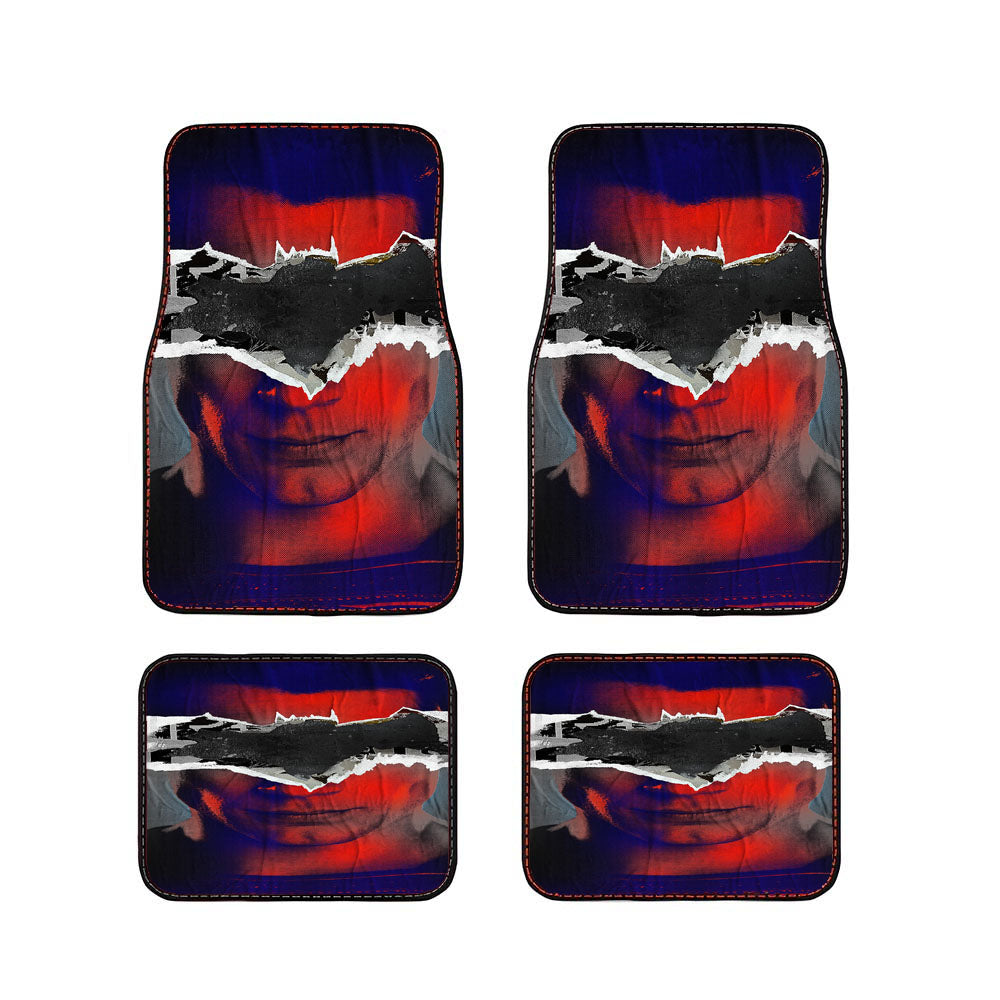 Batman Vs Superman Art Car Floor Mats Accessories