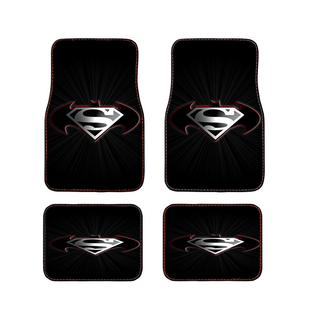 Batman Vs Superman Symbol Car Floor Mats Accessories