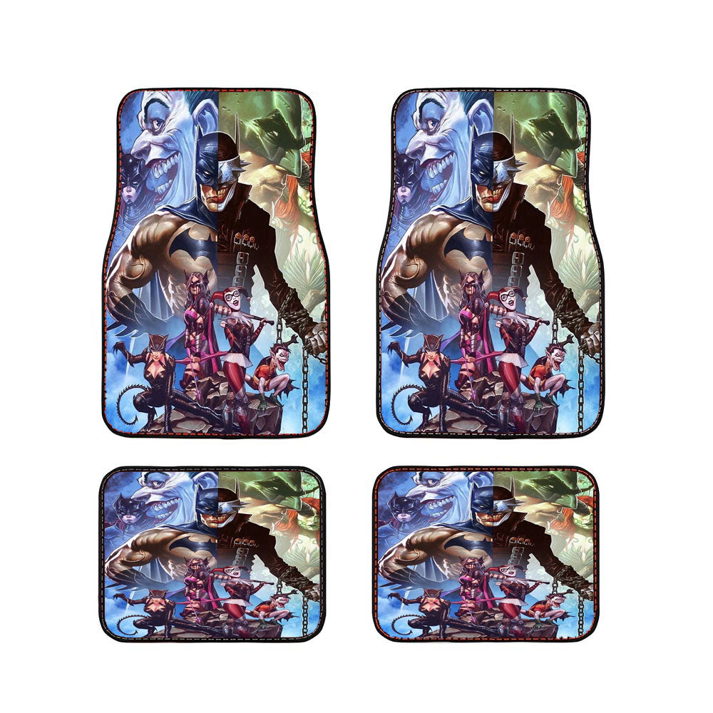 Batman Who Laughs Art Car Floor Mats Accessories