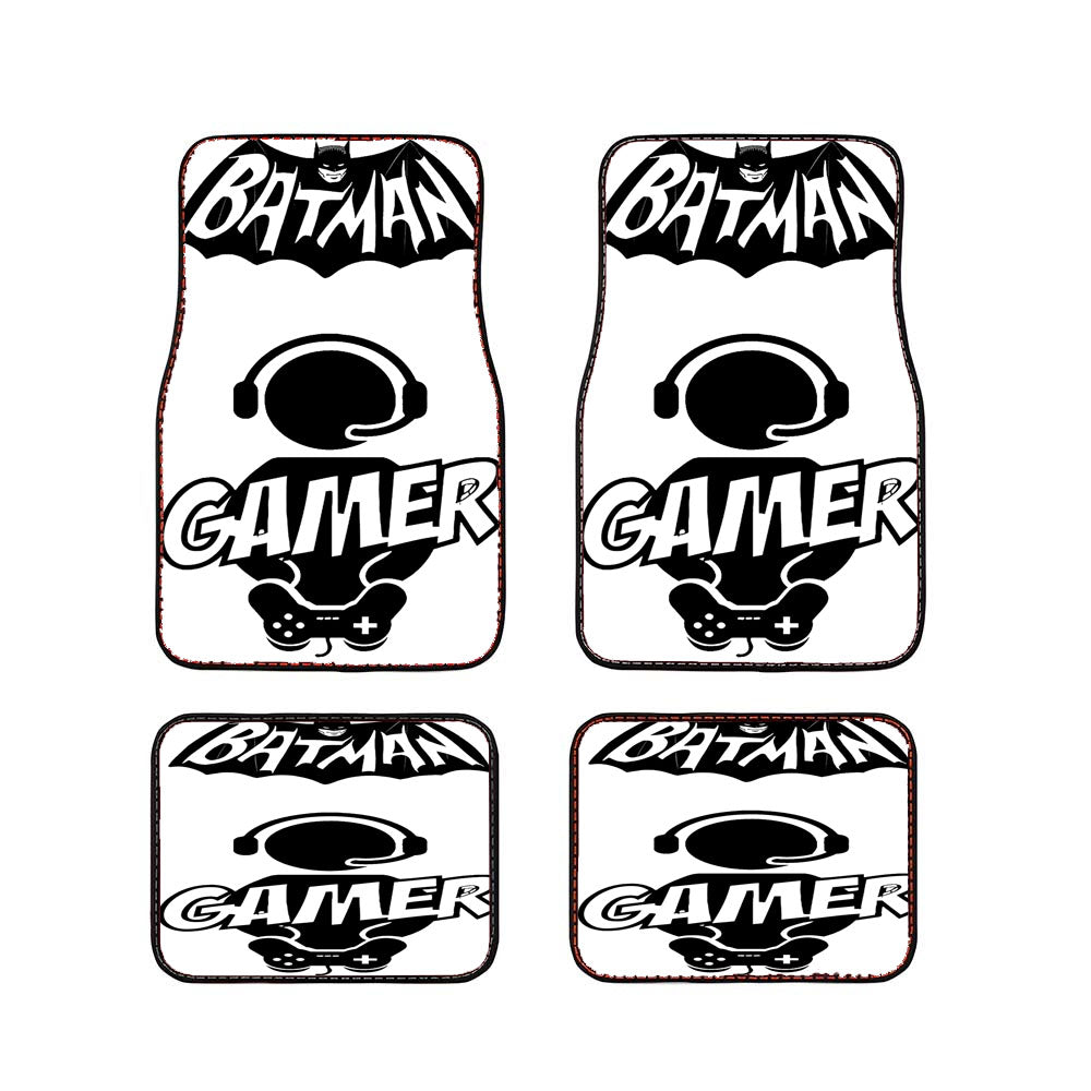 Batman X Gamer Sticker Car Floor Mats Accessories