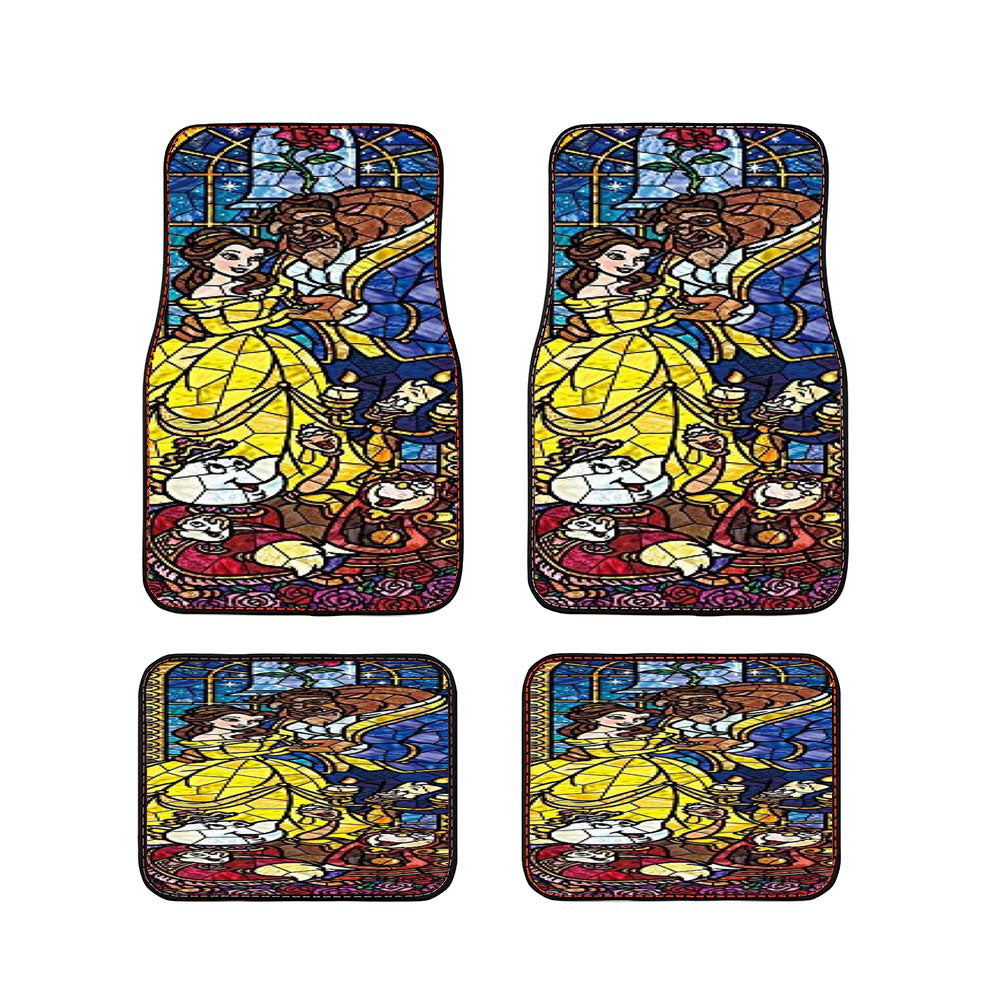 Beauty And The Beast Glass Car Floor Mats Accessories
