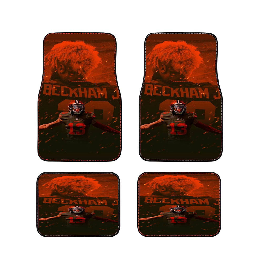 Beckham Jr Orange Cleveland Brown Wallpaper Car Floor Mats Accessories