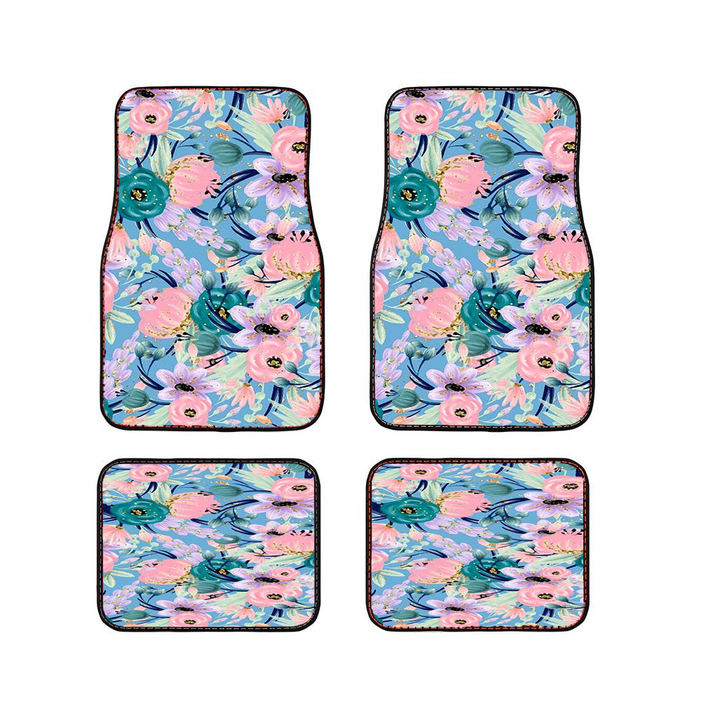 Begonia Flower Art Car Floor Mats Accessories