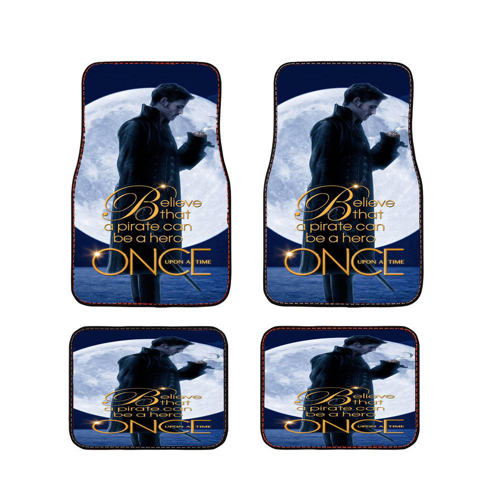 Believe That Pirate Can Be A Hero Captain Hook Car Floor Mats Accessories
