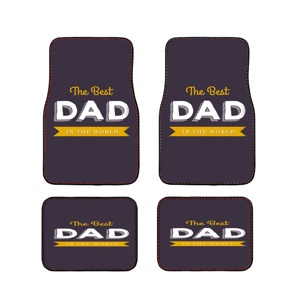Best Dad In The World Car Floor Mats Accessories