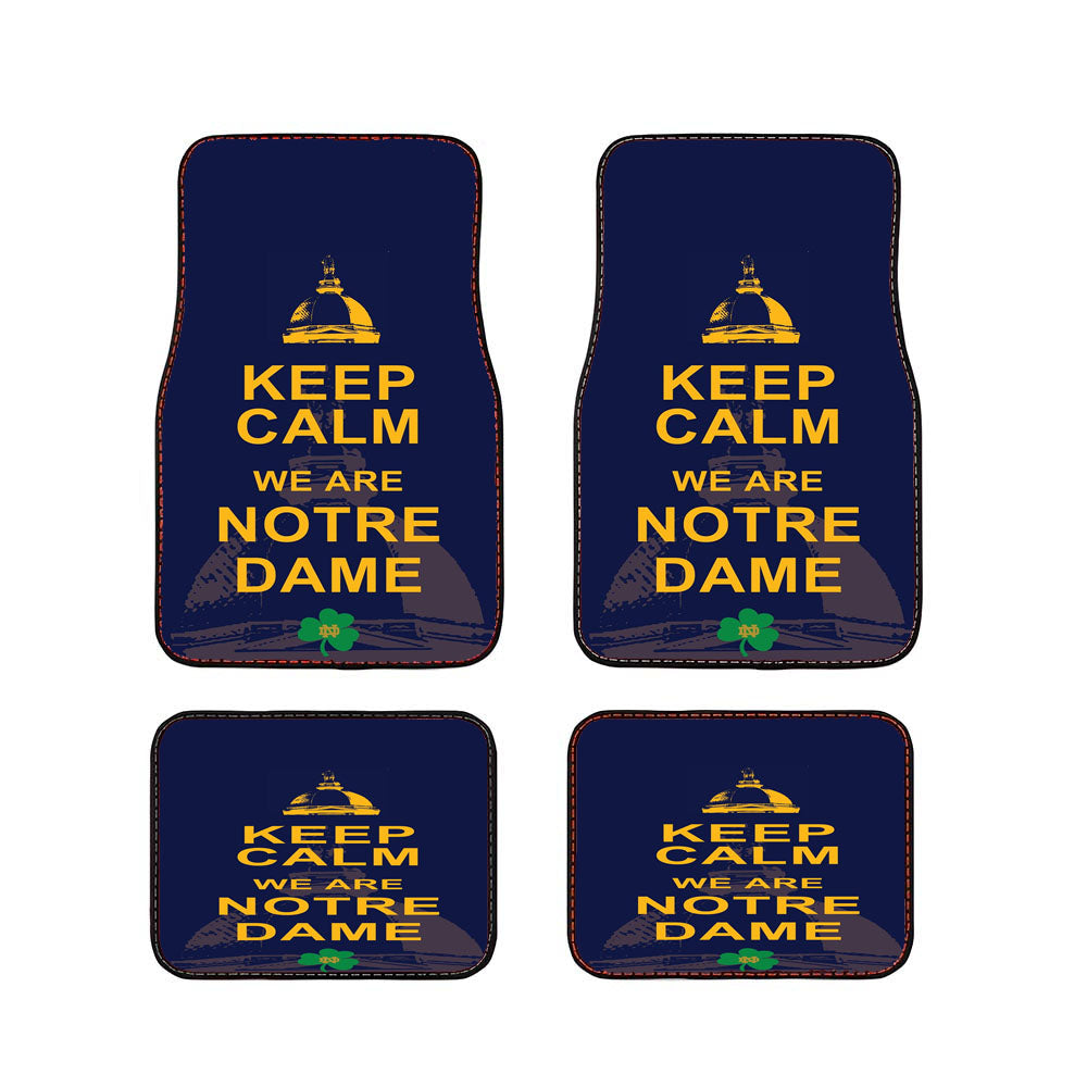 Best Notre Dame Images Car Floor Mats Accessories