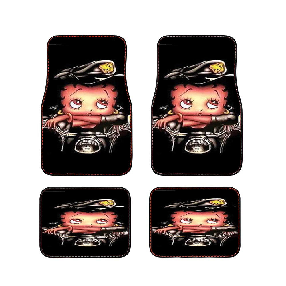 Betty Boop Biker Car Floor Mats Accessories