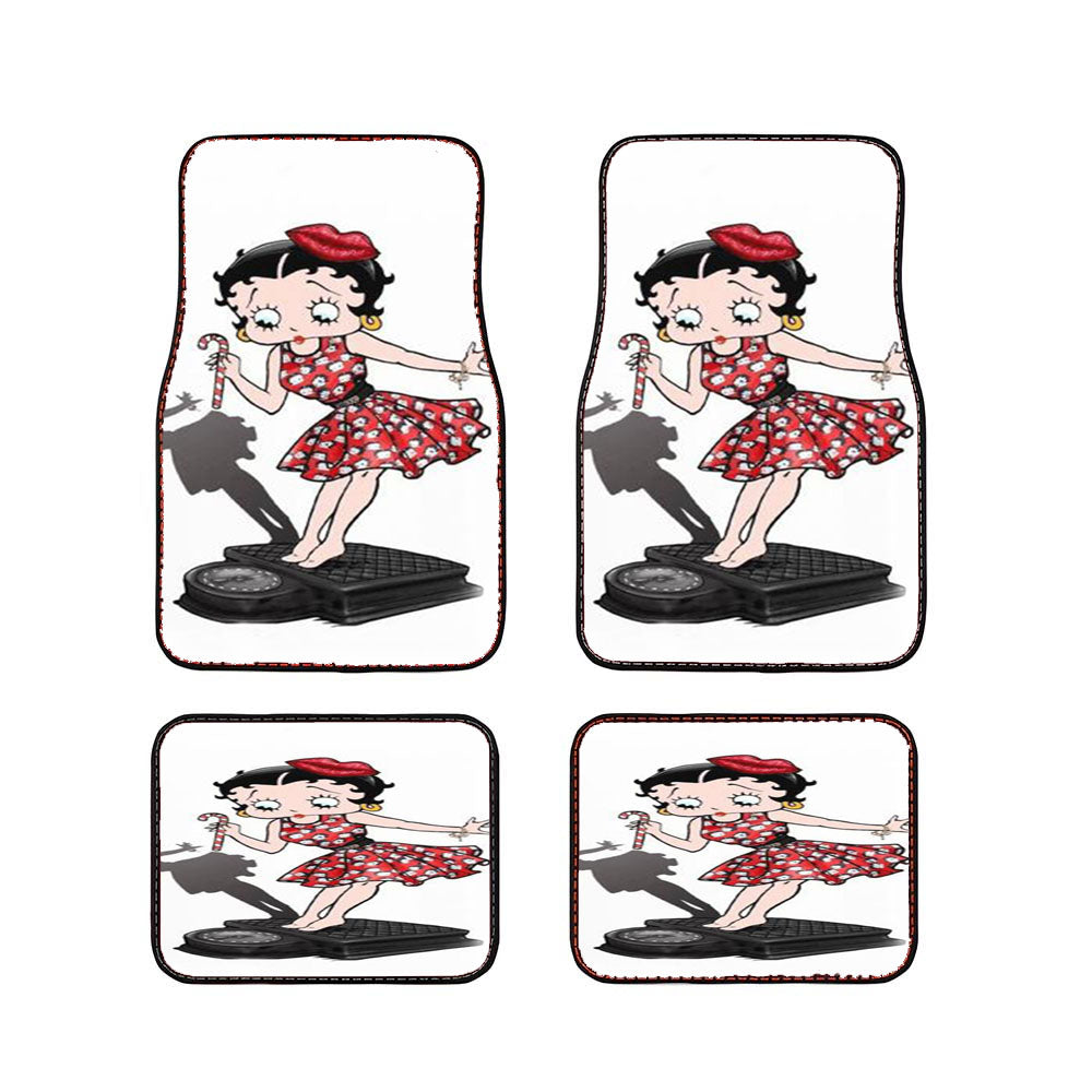 Betty Boop Comic Girl 4 Car Floor Mats Accessories
