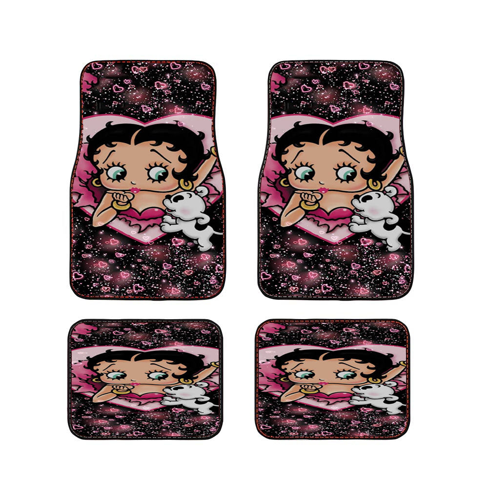 Betty Boop Cut Love Car Floor Mats Accessories