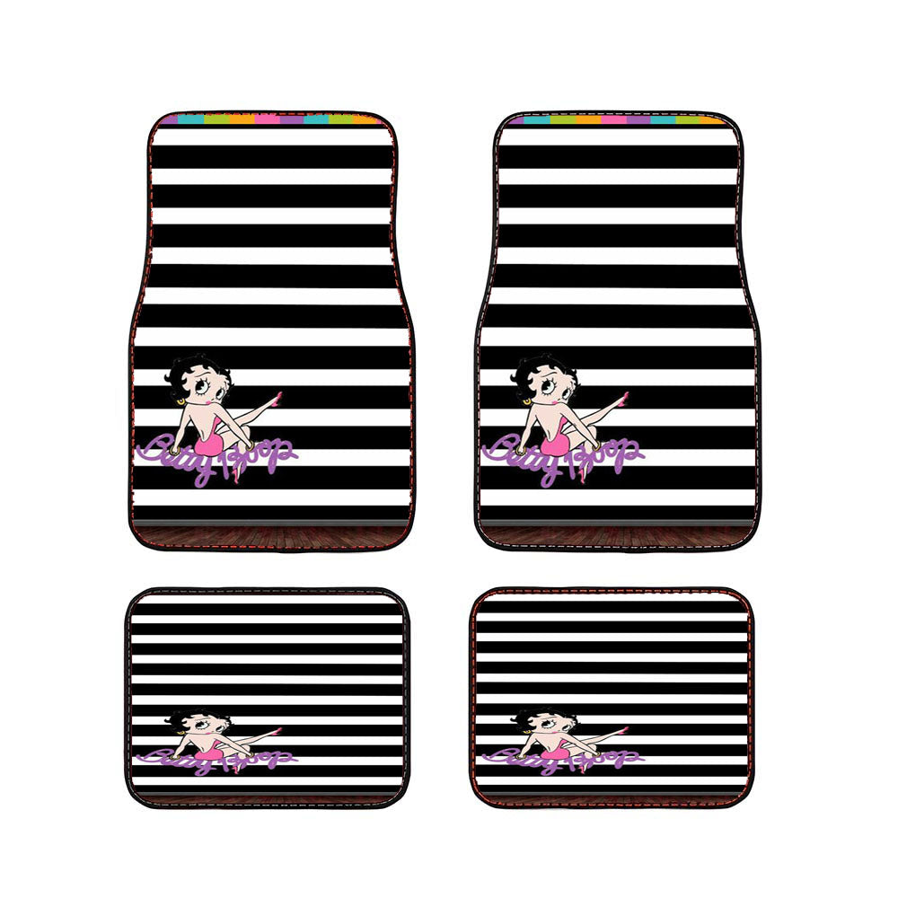 Betty Boop White S Car Floor Mats Accessories
