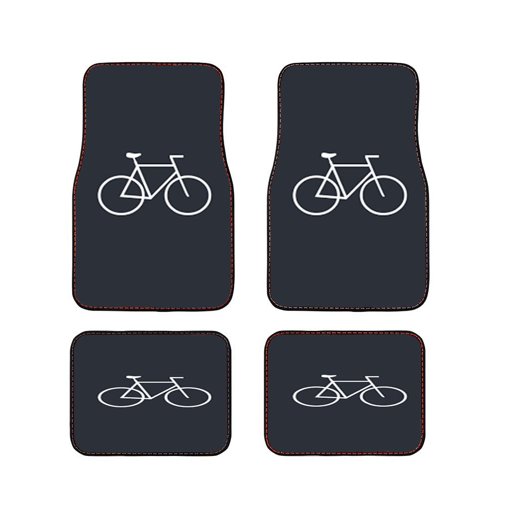 Bicycle Minimalistic Car Floor Mats Accessories