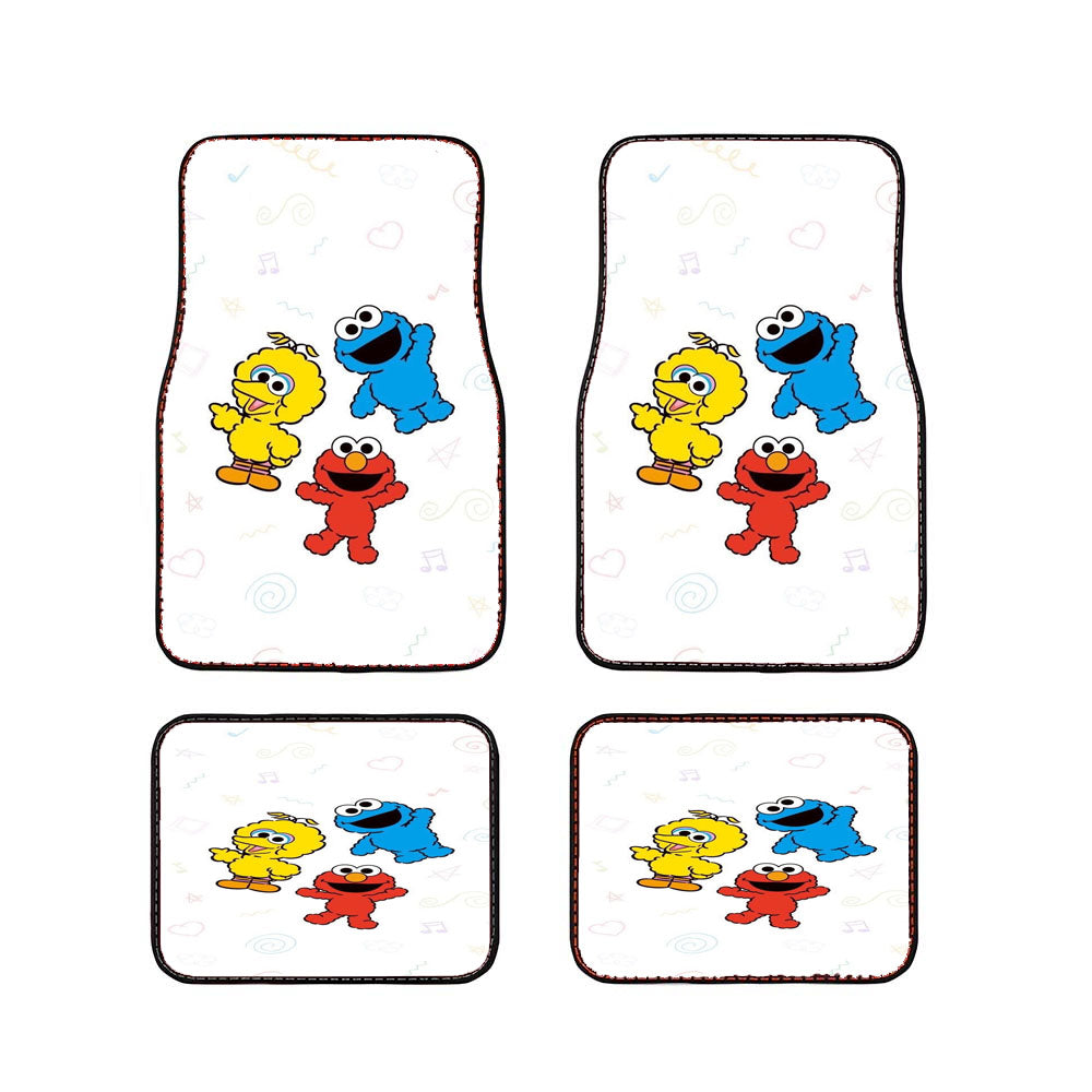Big Bird Elmo Cookie Monster Car Floor Mats Accessories