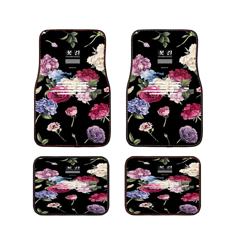 Bigbang Flower Road Wallpaper 2 Car Floor Mats Accessories
