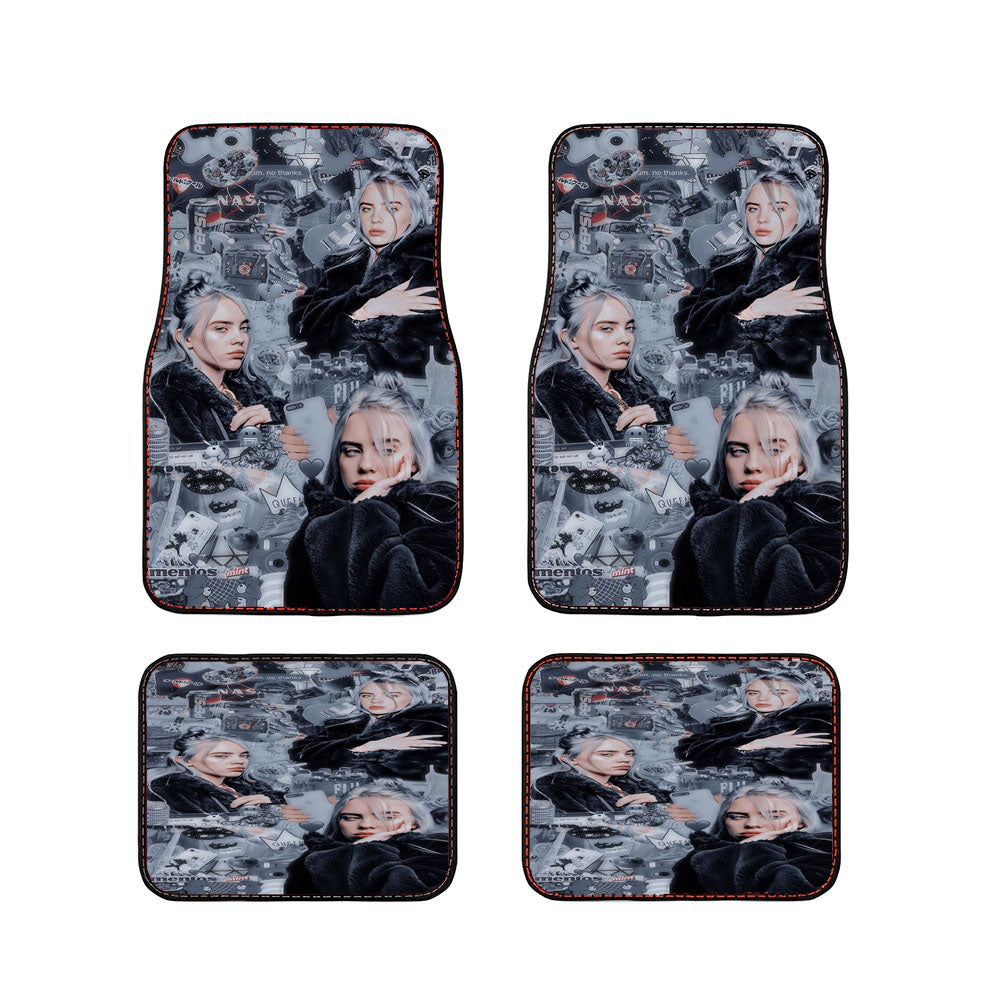 Billie Eilish Beautiful Pattern Car Floor Mats Accessories