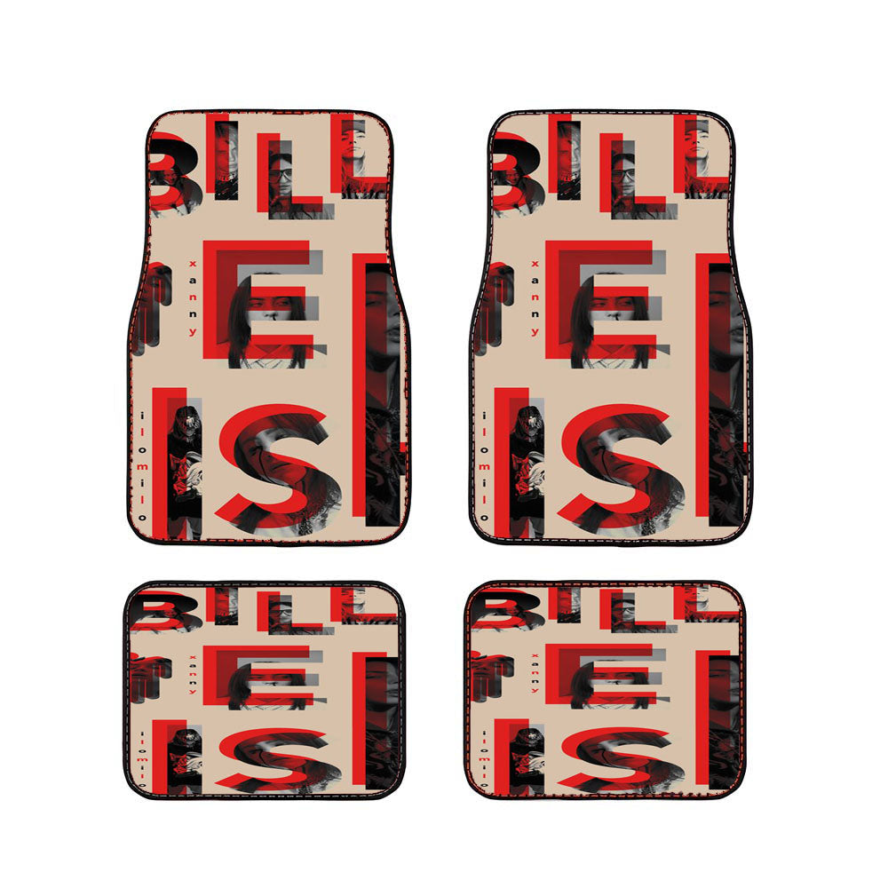Billie Eilish Pattern Car Floor Mats Accessories
