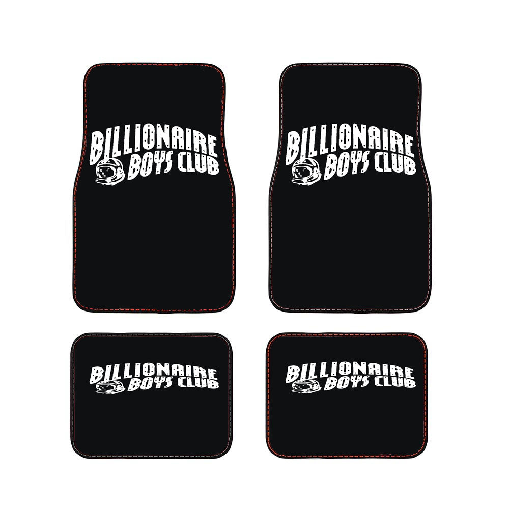 Billionaire Boys Club White Black Logo Car Floor Mats Accessories