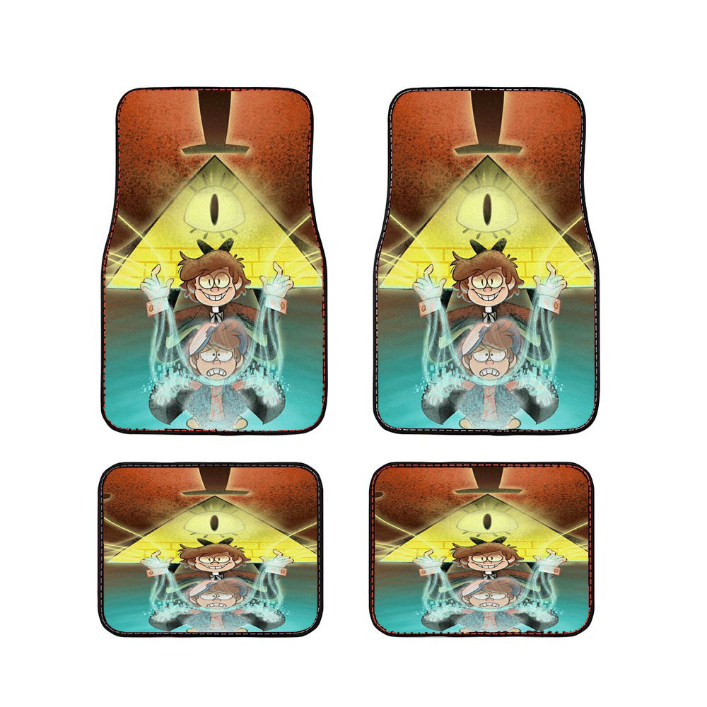 Bipper Gravity Falls Art Car Floor Mats Accessories