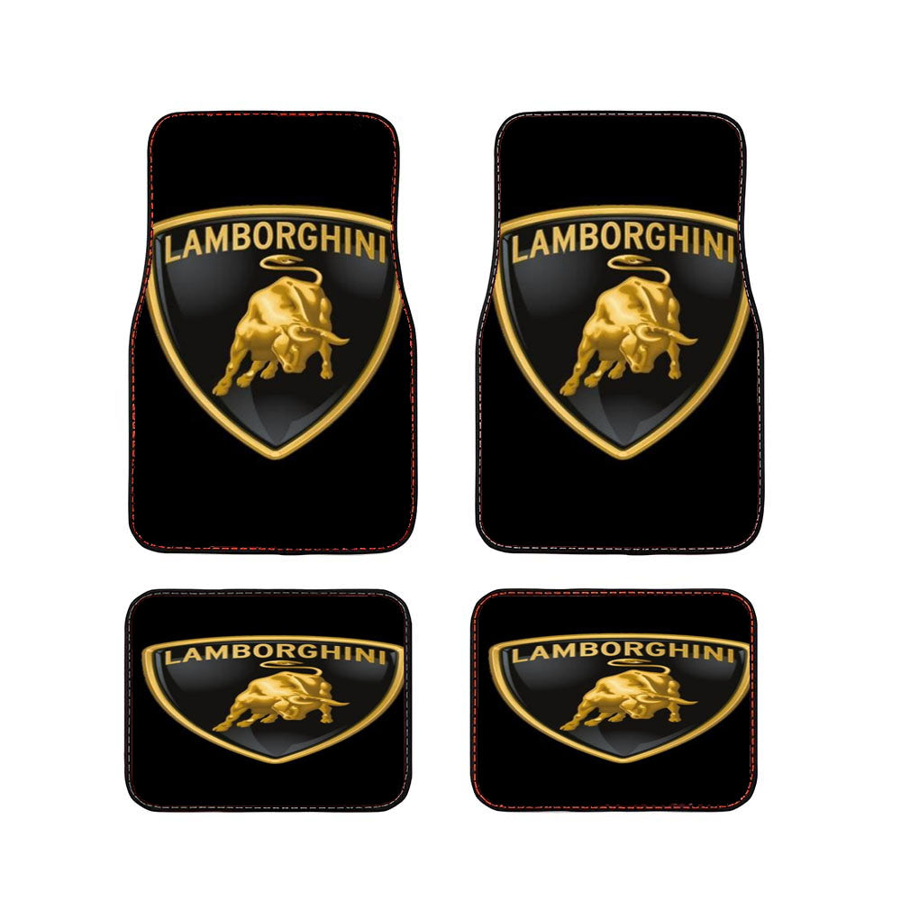 Black Lamborghini Car Floor Mats Accessories