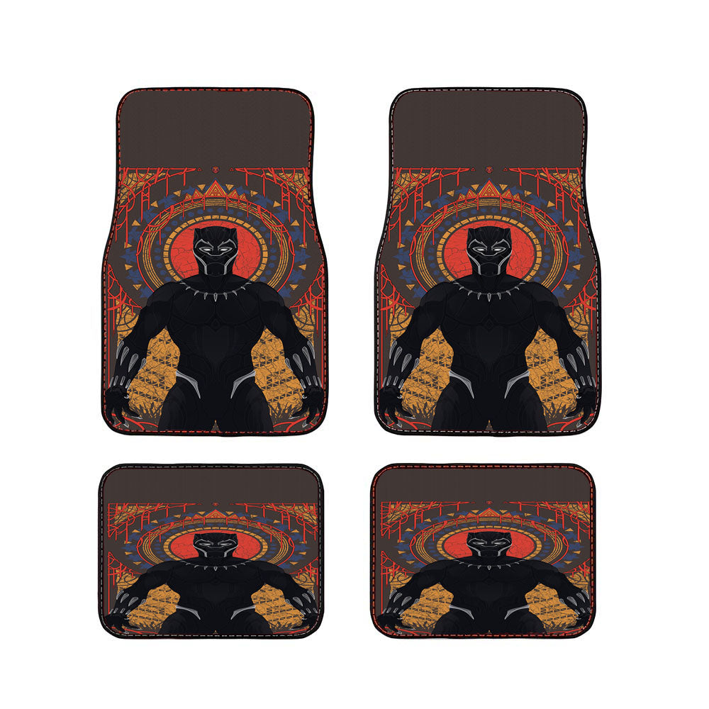 Black Panther Art Car Floor Mats Accessories