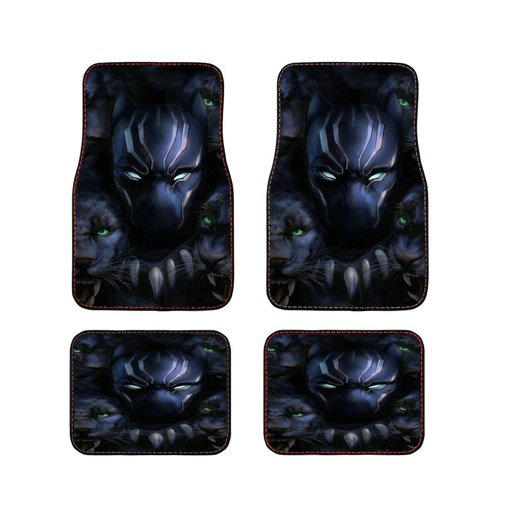 Black Panther Art Marvel Car Floor Mats Accessories