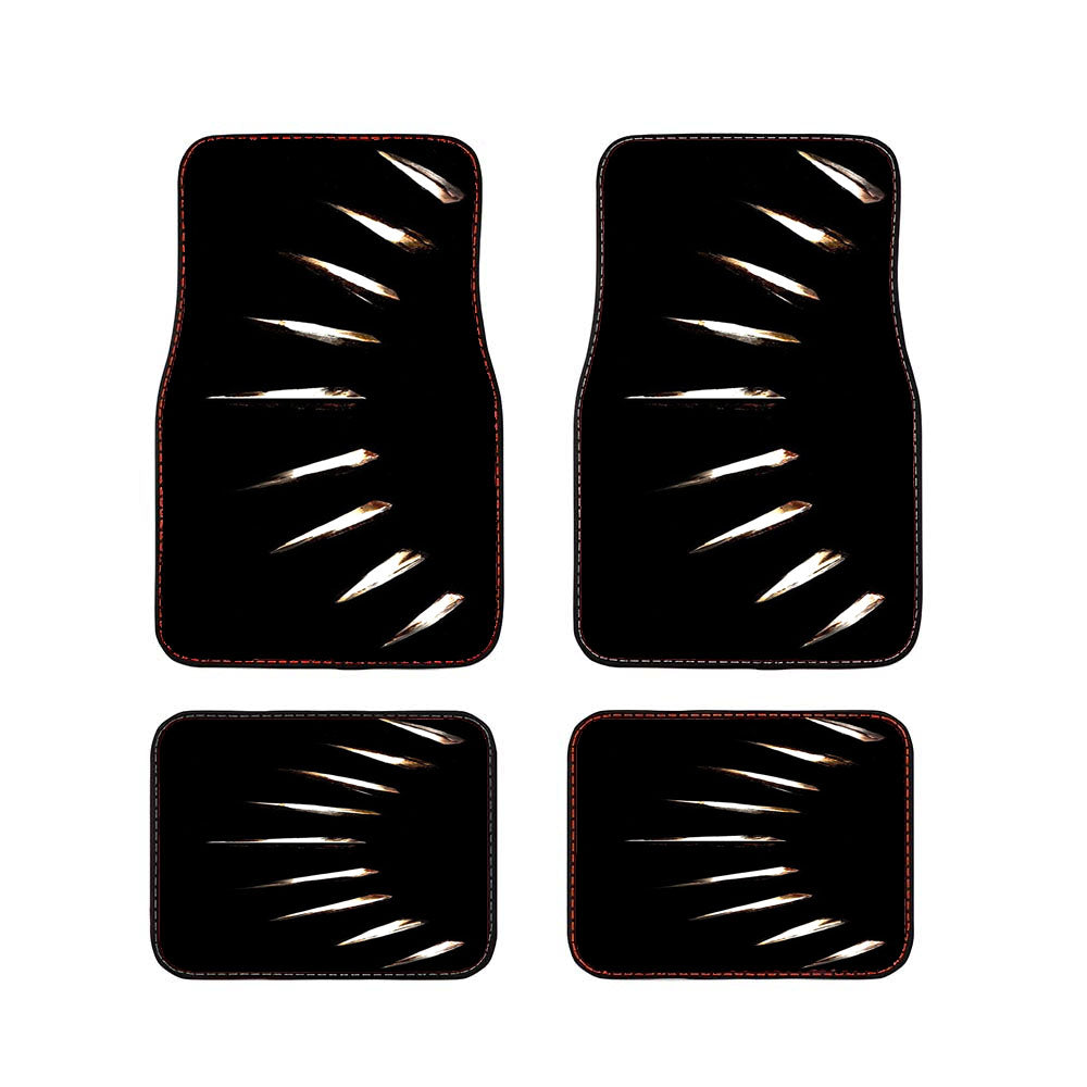 Black Panther Attribute Car Floor Mats Accessories