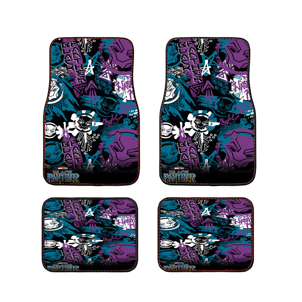 Black Panther Background Car Floor Mats Accessories
