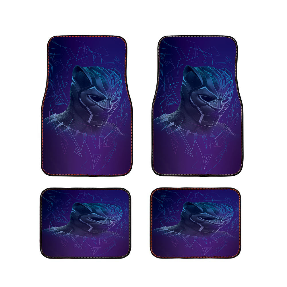 Black Panther Background 2 Car Floor Mats Accessories