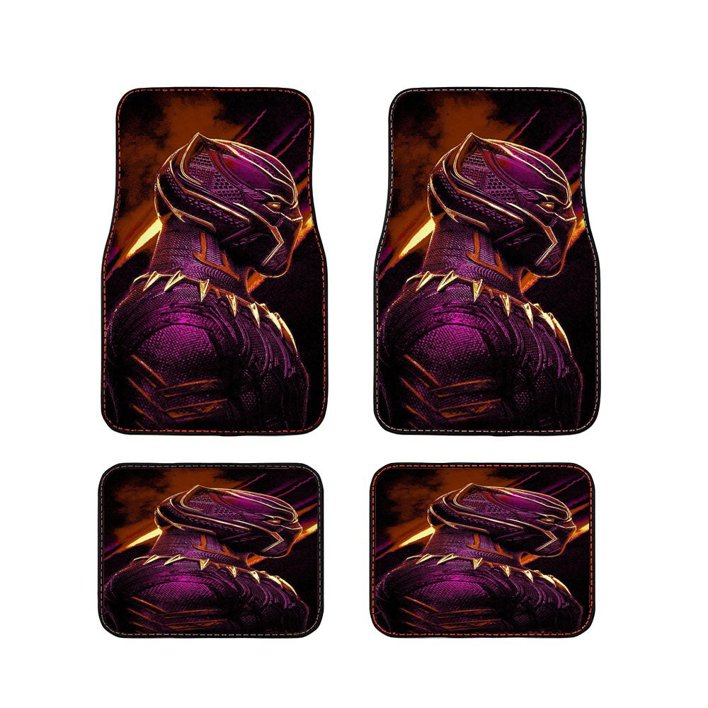 Black Panther Heroes Movie Poster Car Floor Mats Accessories