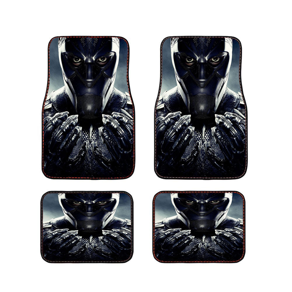 Black Panther Poster Car Floor Mats Accessories