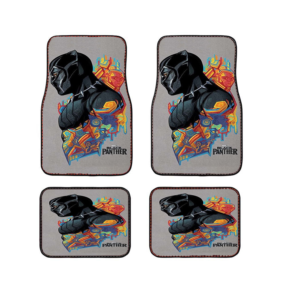 Black Panther Promo Art 1 Car Floor Mats Accessories