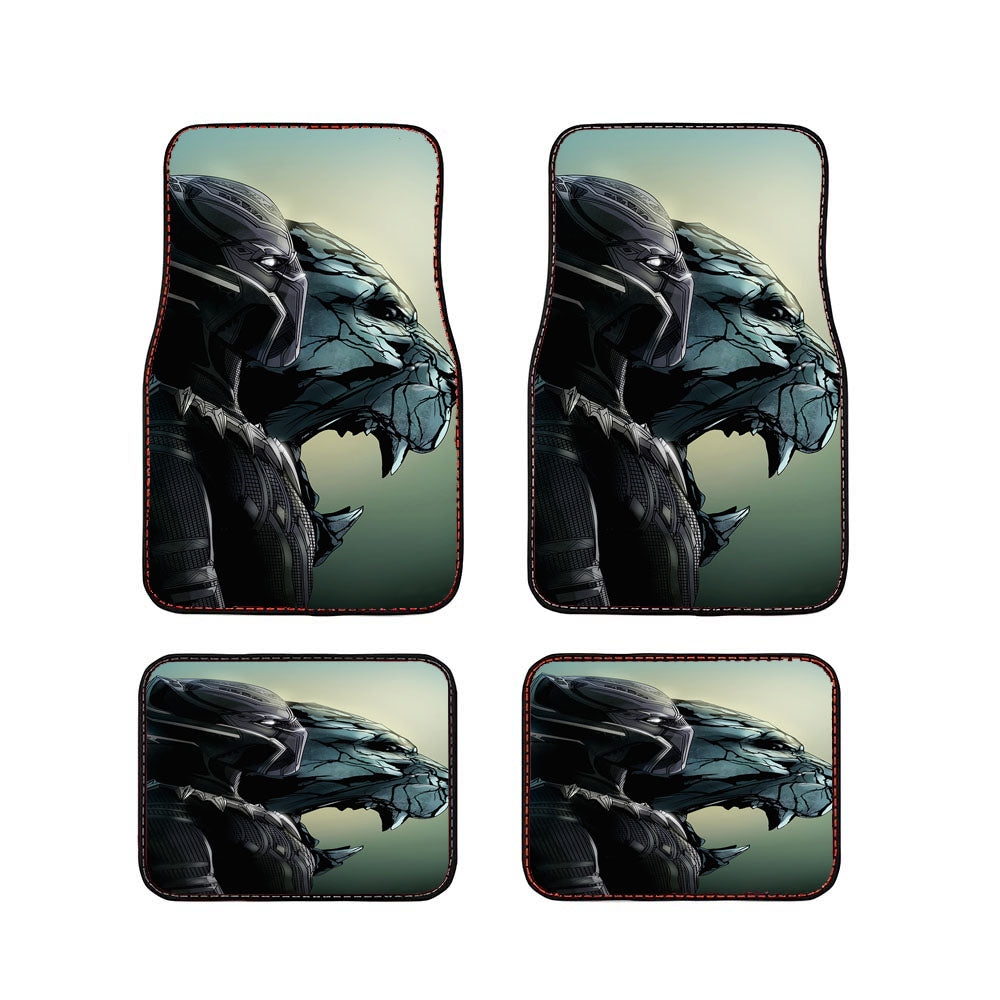 Black Panther Vector Car Floor Mats Accessories