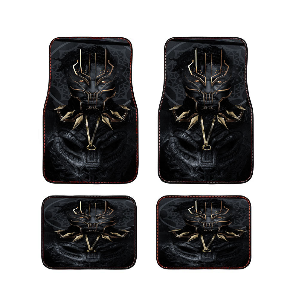 Black Panther Villain Njadaka Car Floor Mats Accessories