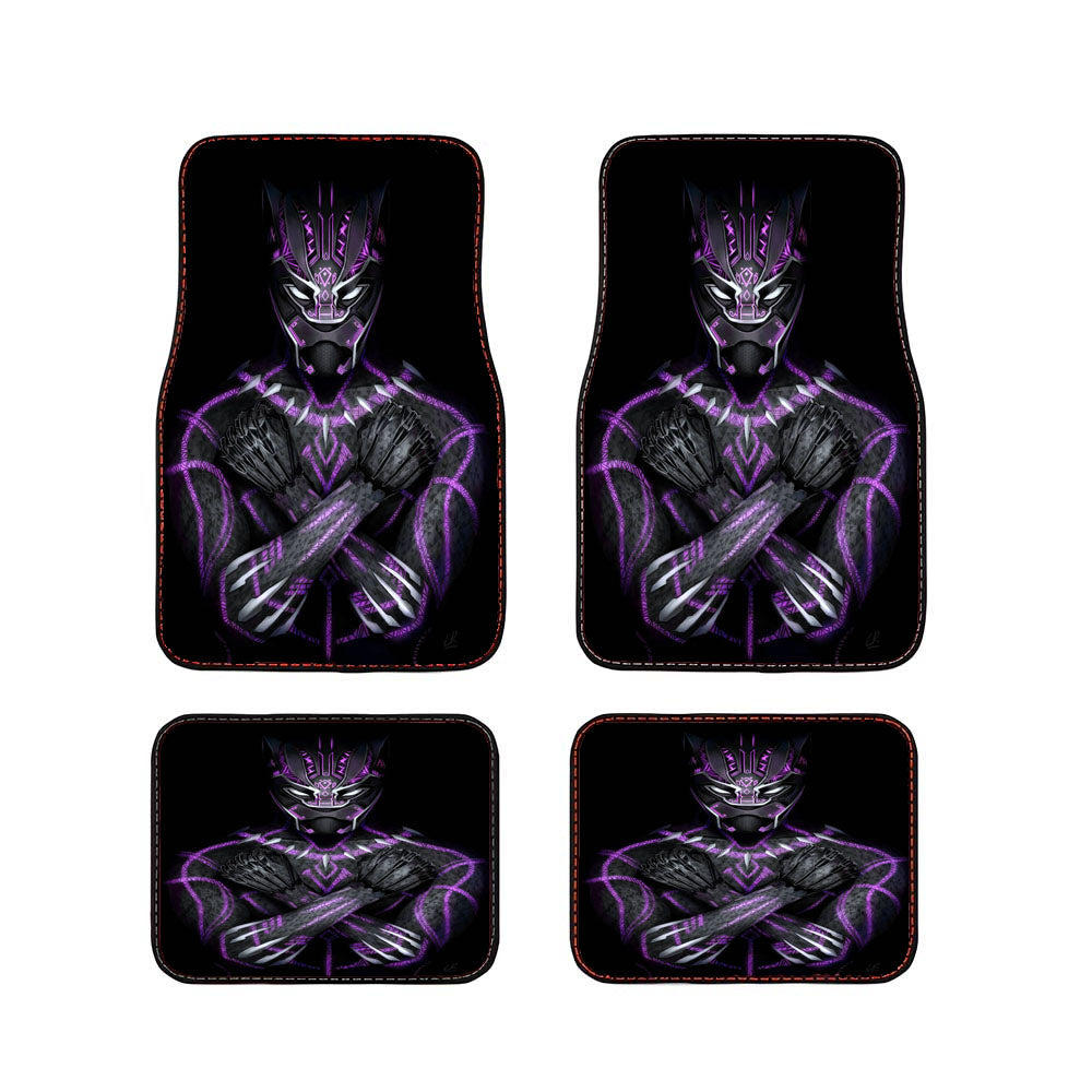 Black Panther Wakanda Forever Car Floor Mats Accessories