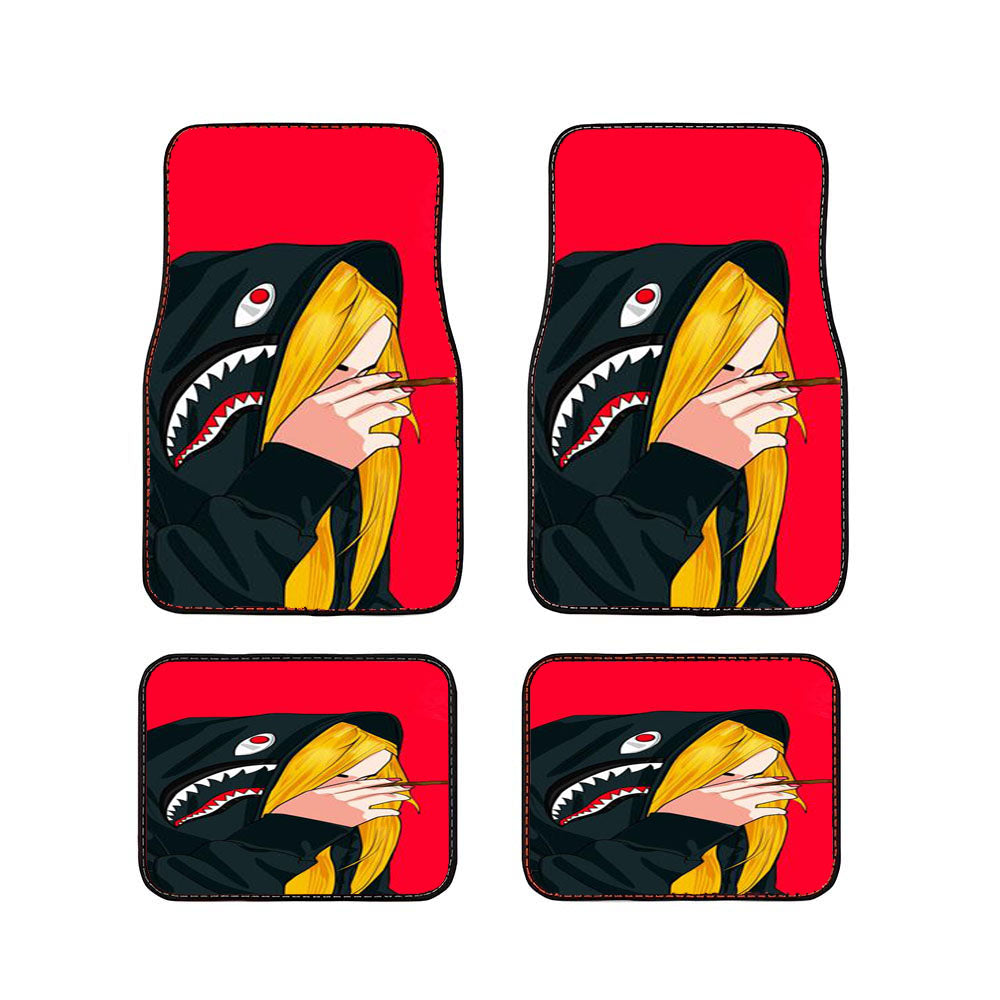 Black Shark Bape Car Floor Mats Accessories