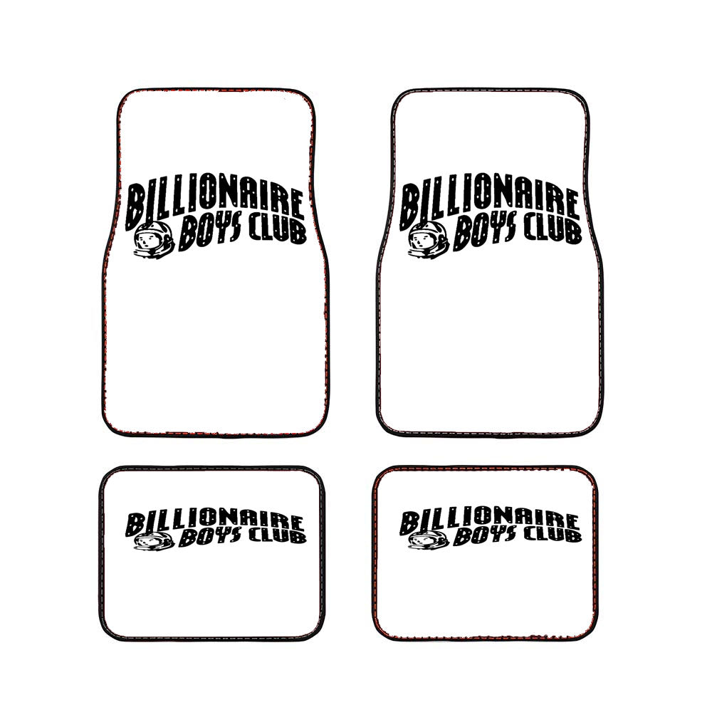 Black White Billionaire Boys Club Logo Car Floor Mats Accessories