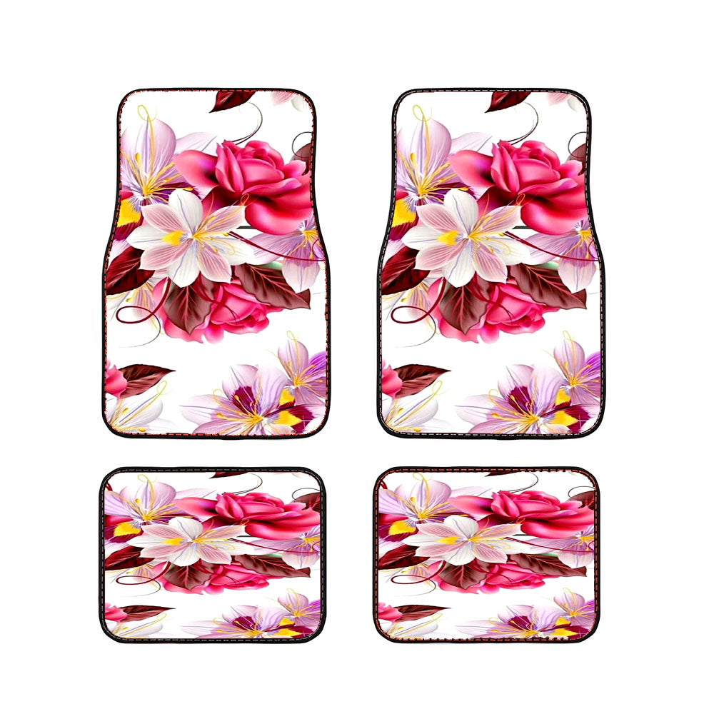 Blossom Flower Car Floor Mats Accessories