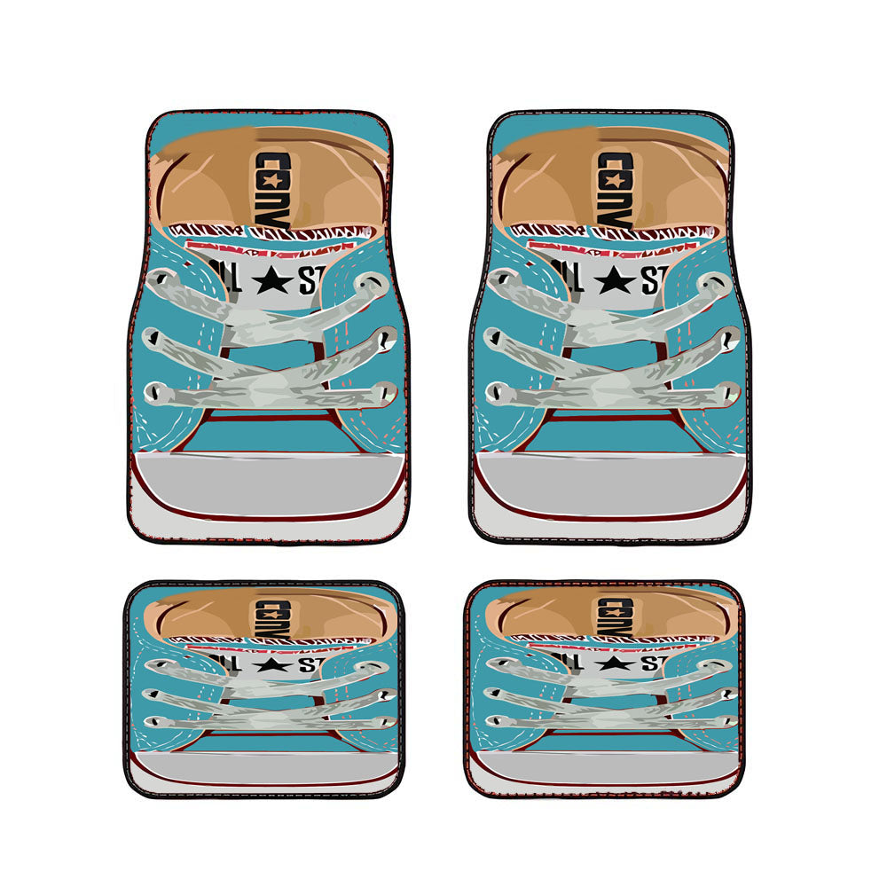 Blue Converse Car Floor Mats Accessories