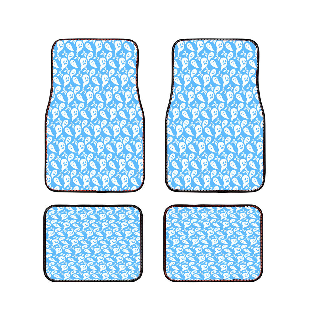 Blue Ghosts Pattern Halloween Car Floor Mats Accessories