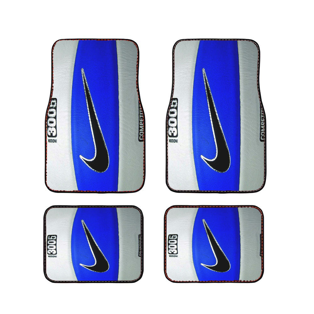 Blue Volley Ball Nike Car Floor Mats Accessories