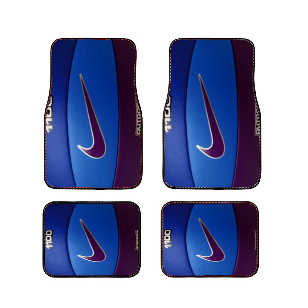 Blue Volley Ball Nike 2 Car Floor Mats Accessories