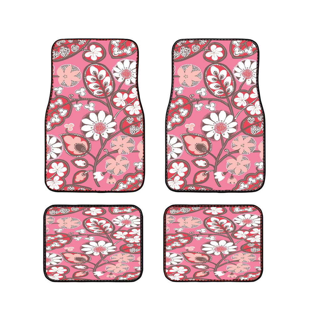 Blush Pink Vera Bradley Print Car Floor Mats Accessories