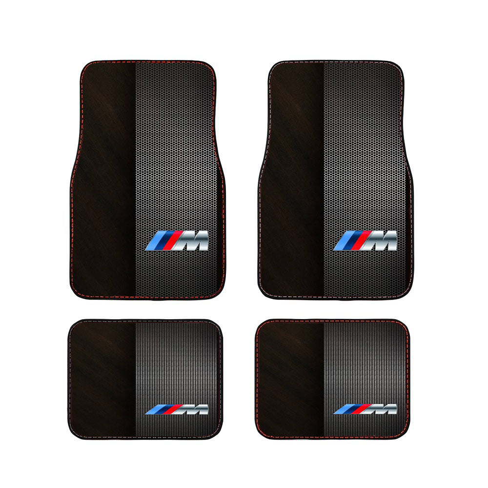 Bmw Fiber Carbon M Series Logo Wallpaper Car Floor Mats Accessories