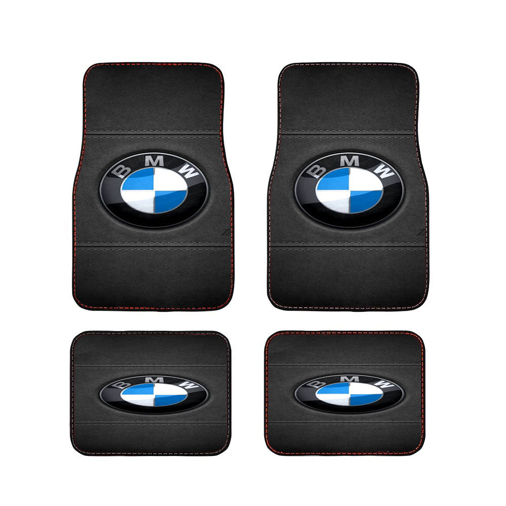 Bmw Leather Logo Car Floor Mats Accessories