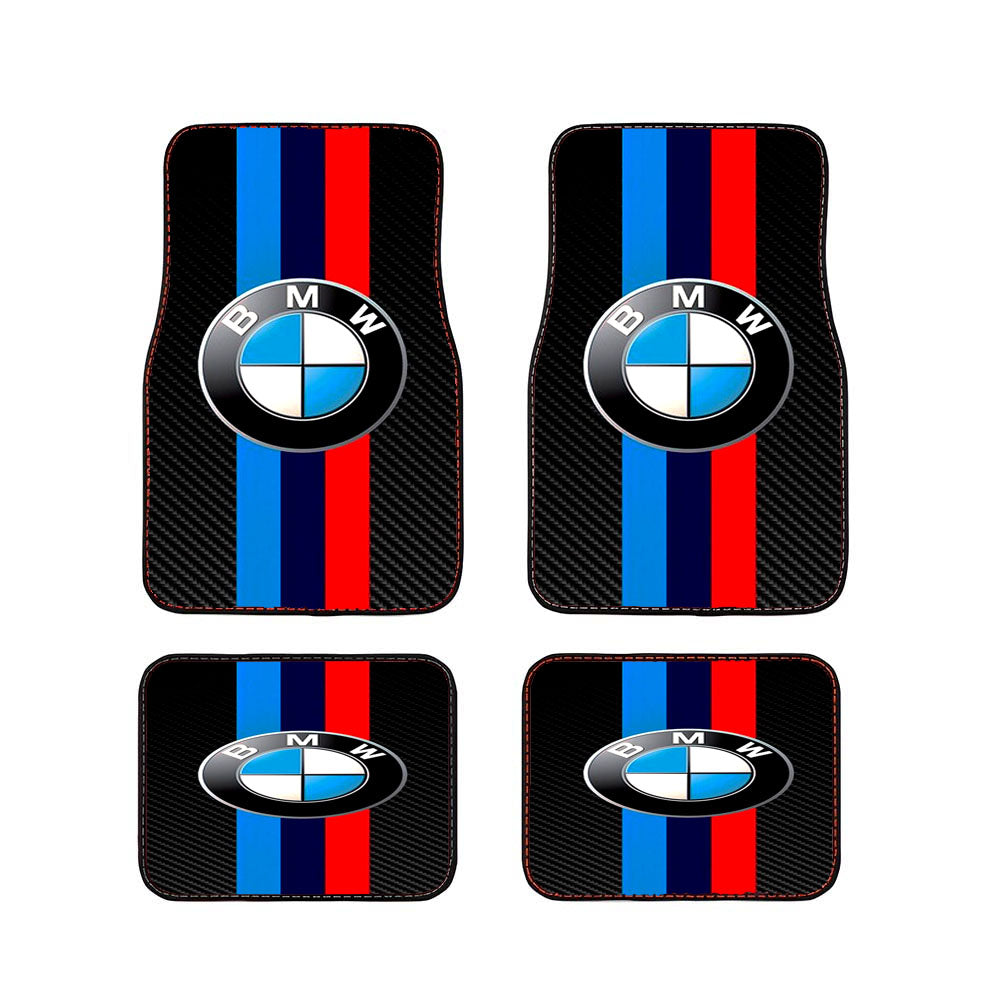 Bmw Logo 3 Stripe Car Floor Mats Accessories