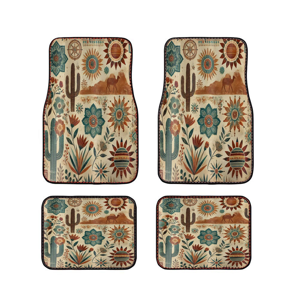 Bohemian Desert Car Floor Mats Accessories