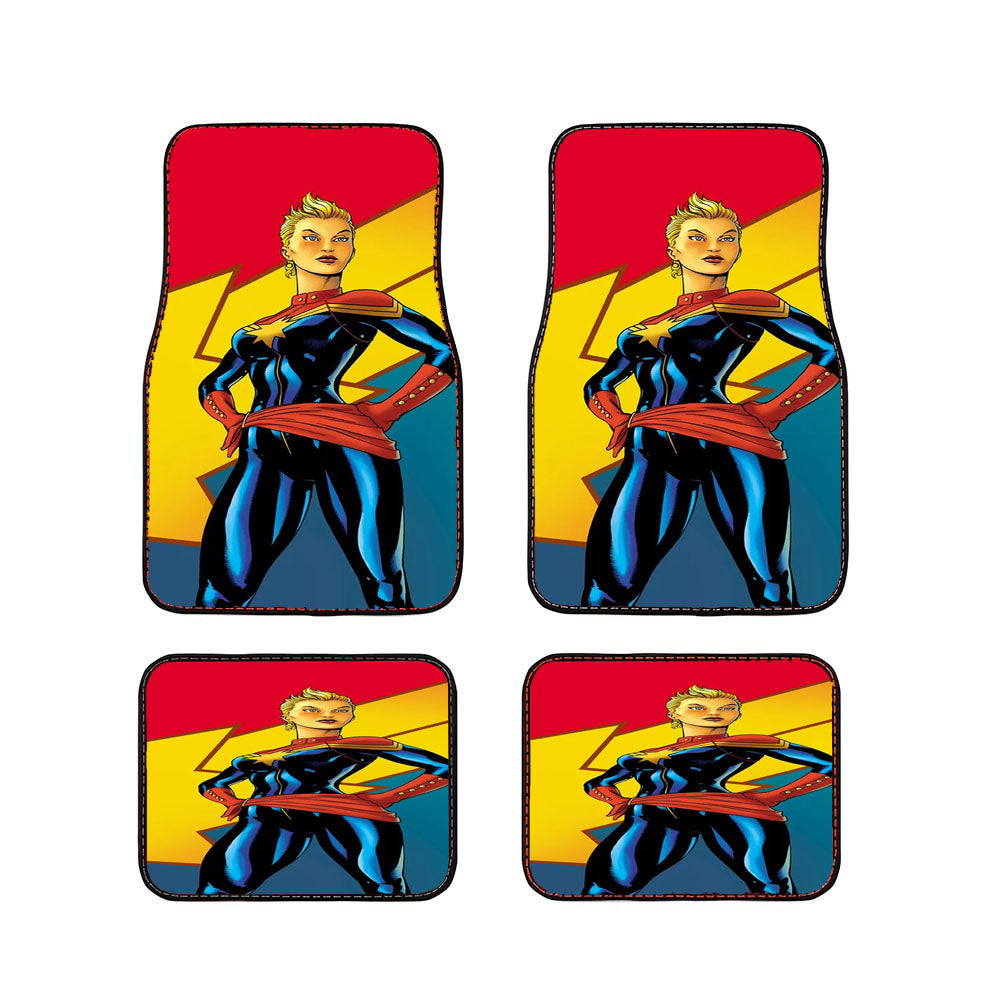 Brie Larsons Captain Marvel Car Floor Mats Accessories